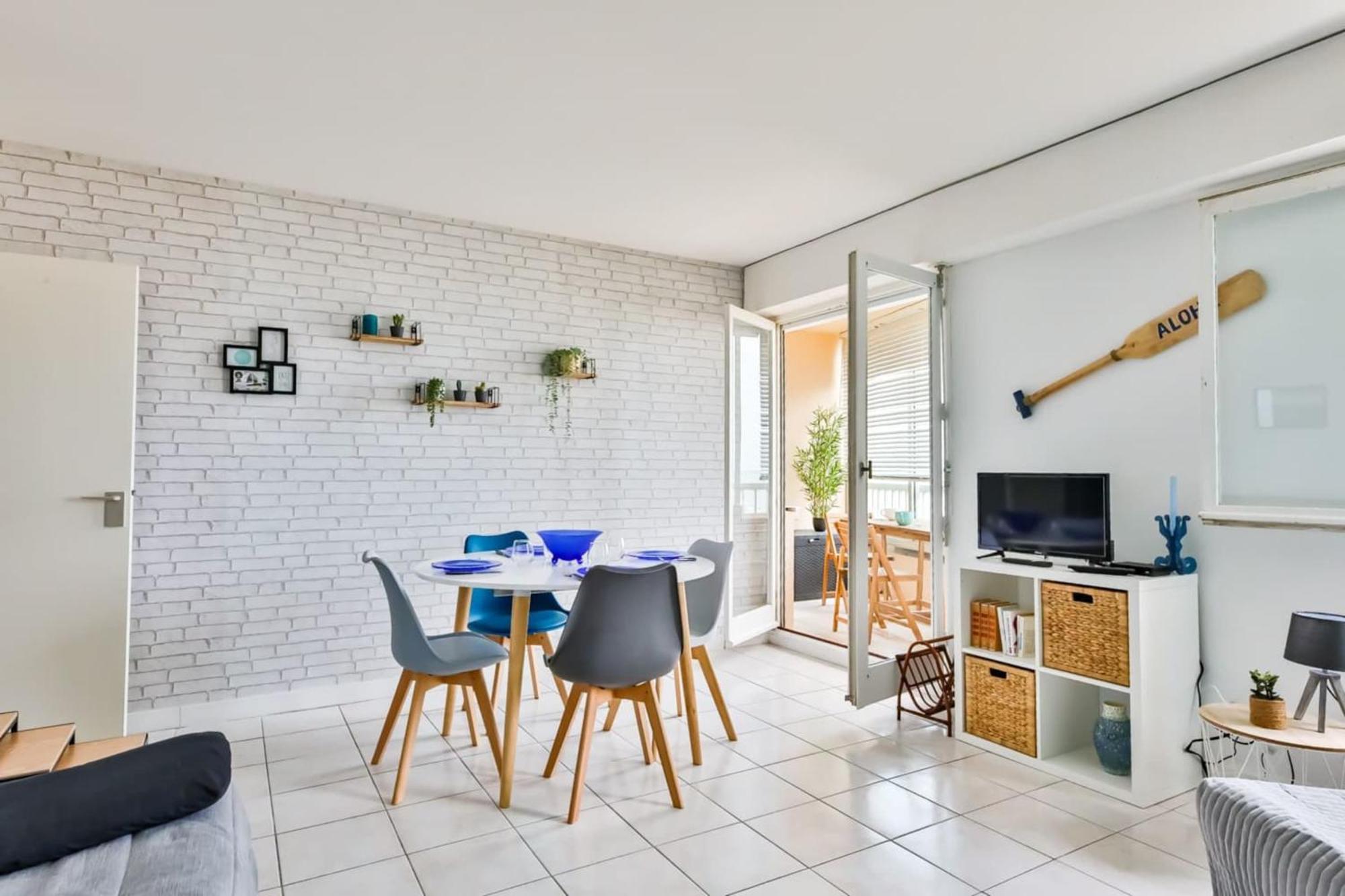 Très joli appartement vue mer, proche centre-ville Saint-Jean-de-Monts Esterno foto