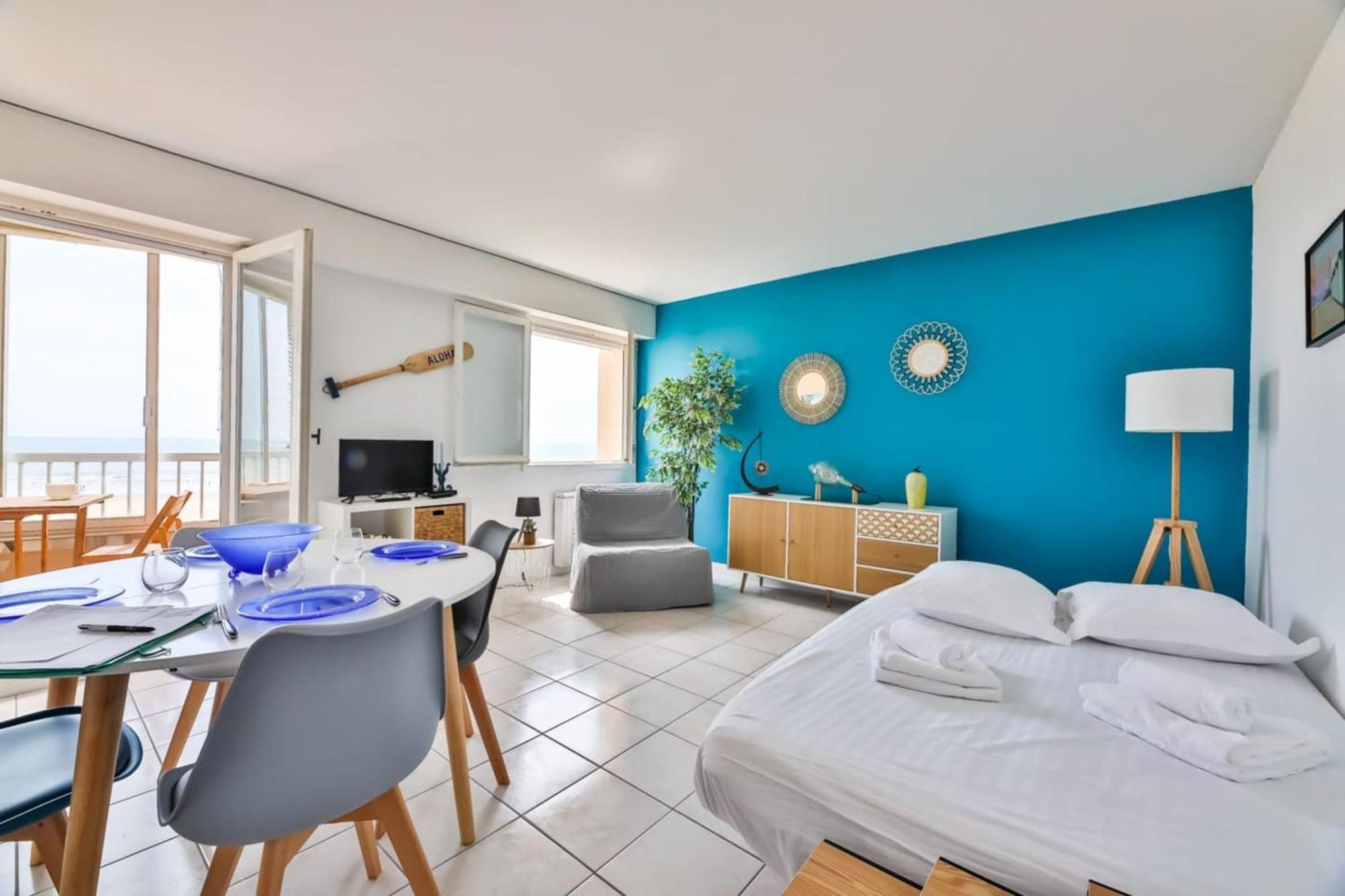 Très joli appartement vue mer, proche centre-ville Saint-Jean-de-Monts Esterno foto